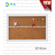 mini decorative cork boards white frame board 30*40cm/11.8*15.7"